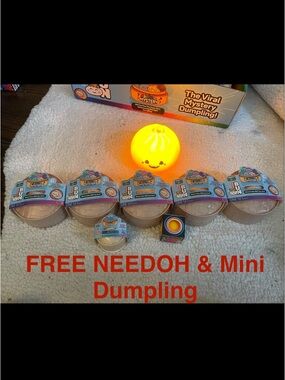 5 CRAZY FUN DUMPLINGS! WILL YOU GET THE SUPER RARE GOLDEN GLITTER DUMPLING!